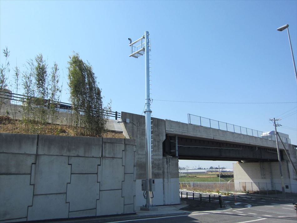 名古屋国道管内に設置した国道23号のCCTVカメラ