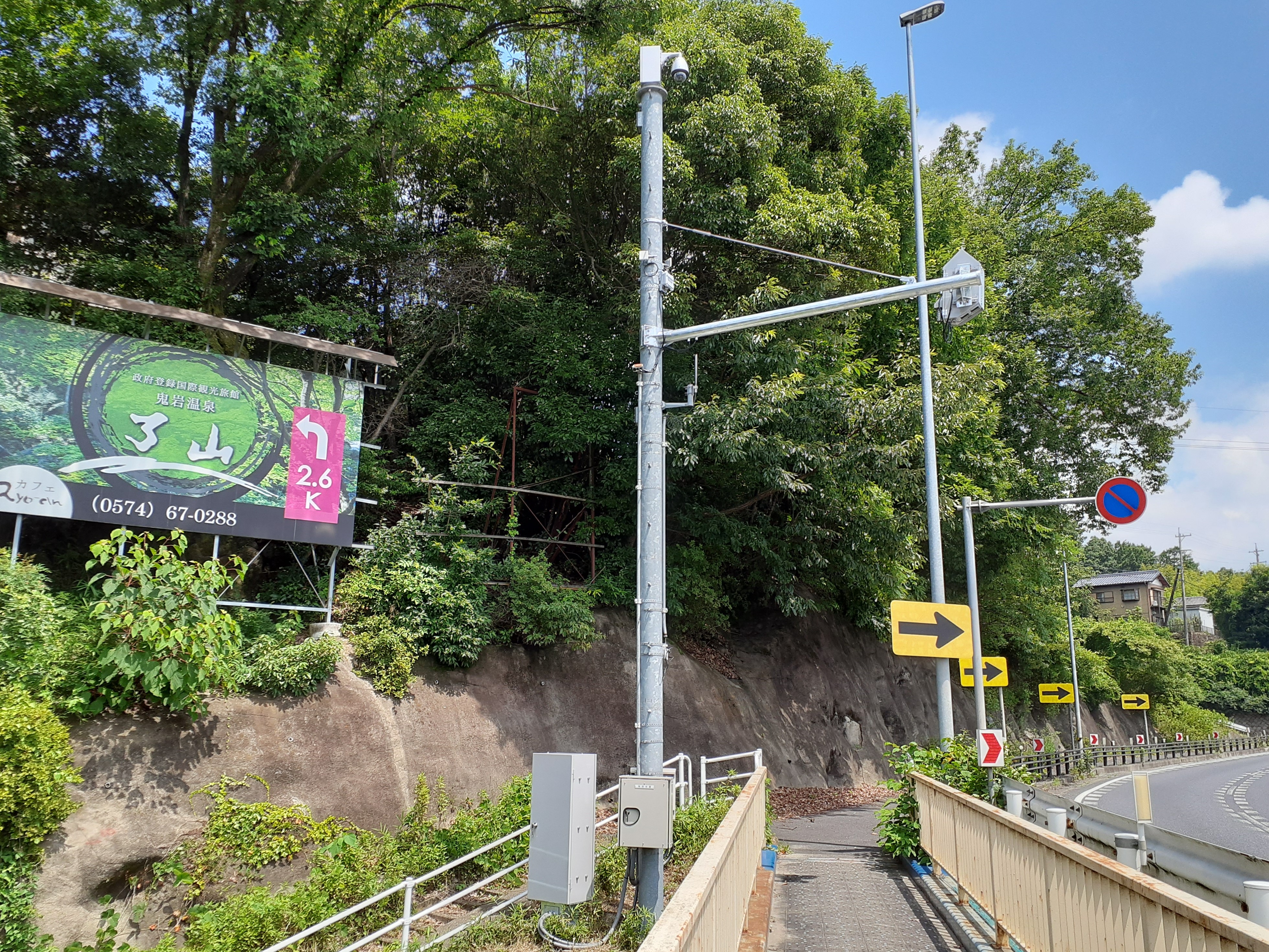 R3多治見工事、土岐大橋_CCTV・気象観測設備、施工実績、松栄電子工業