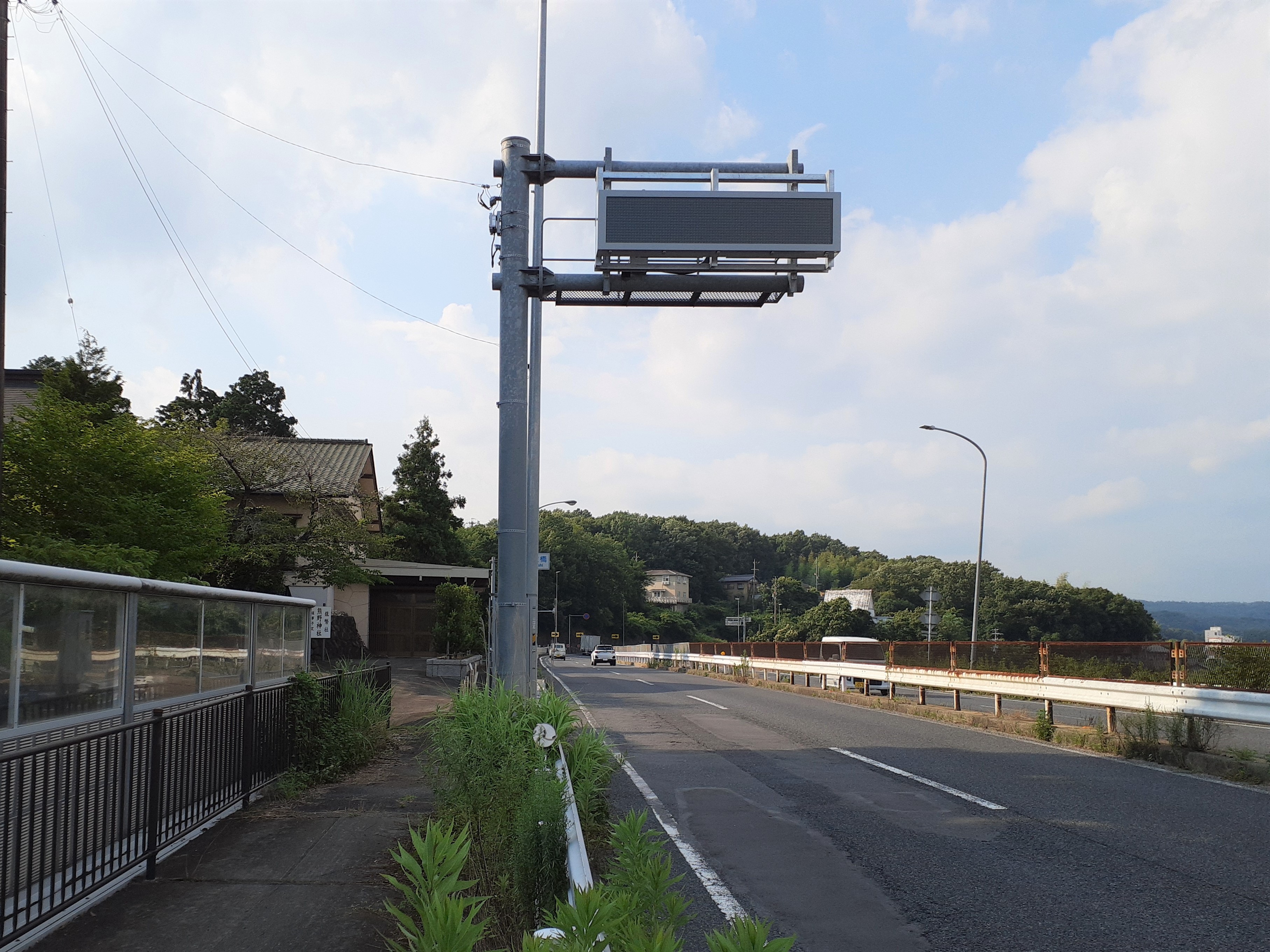 R3多治見工事、気象観測装置LED表示板、施工実績、松栄電子工業