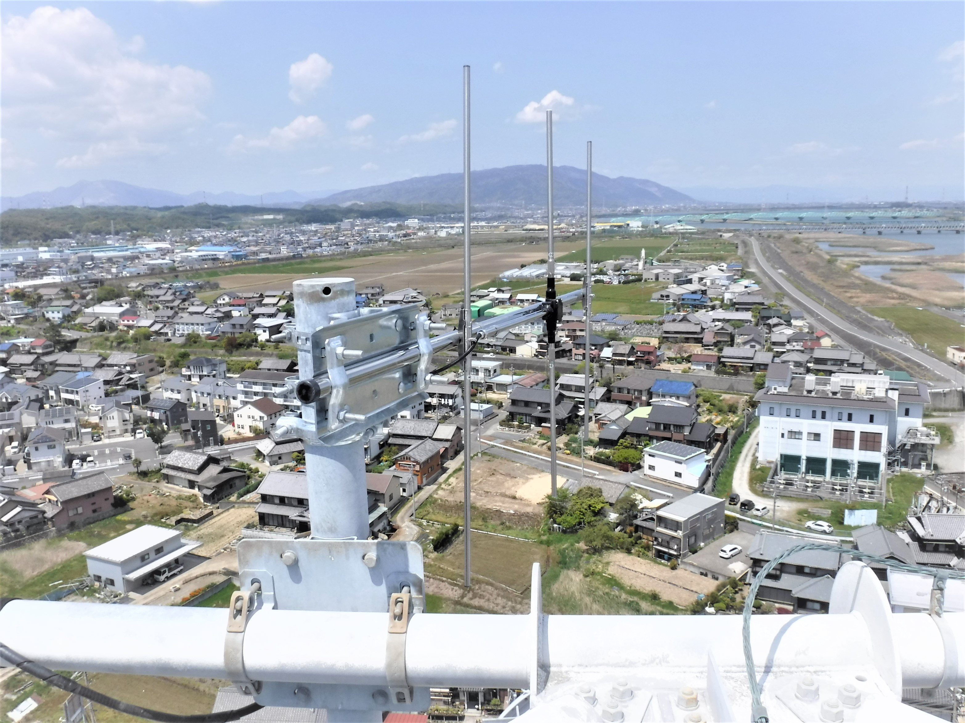 R1木曽川下流、八木型空中線、施工実績、松栄電子工業
