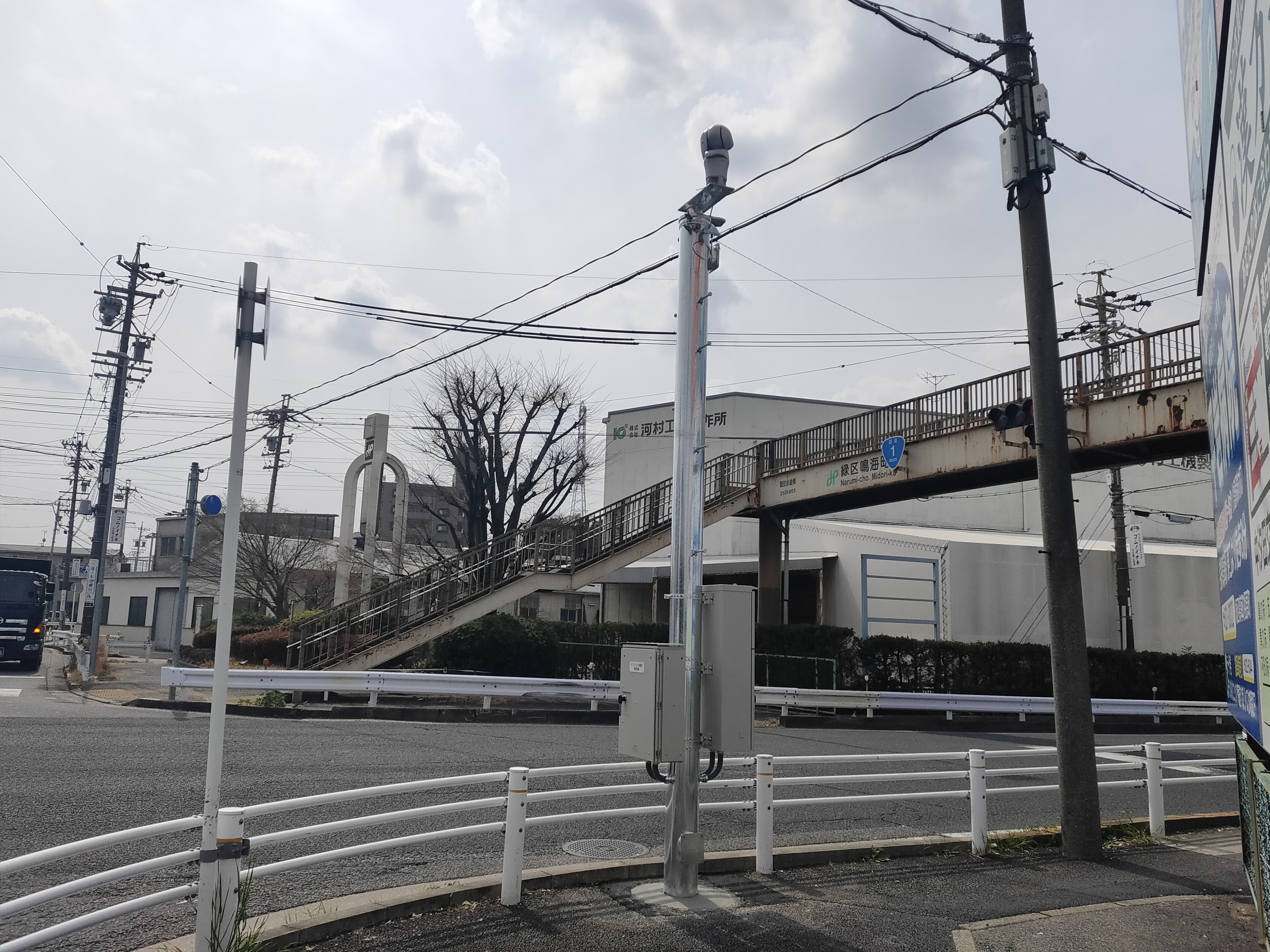 R5名国CCTV、大高緑地交差点、施工実績、松栄電子工業