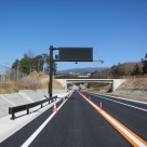 沼津河川国道事務所管内の伊豆縦貫道に設置した道路情報板